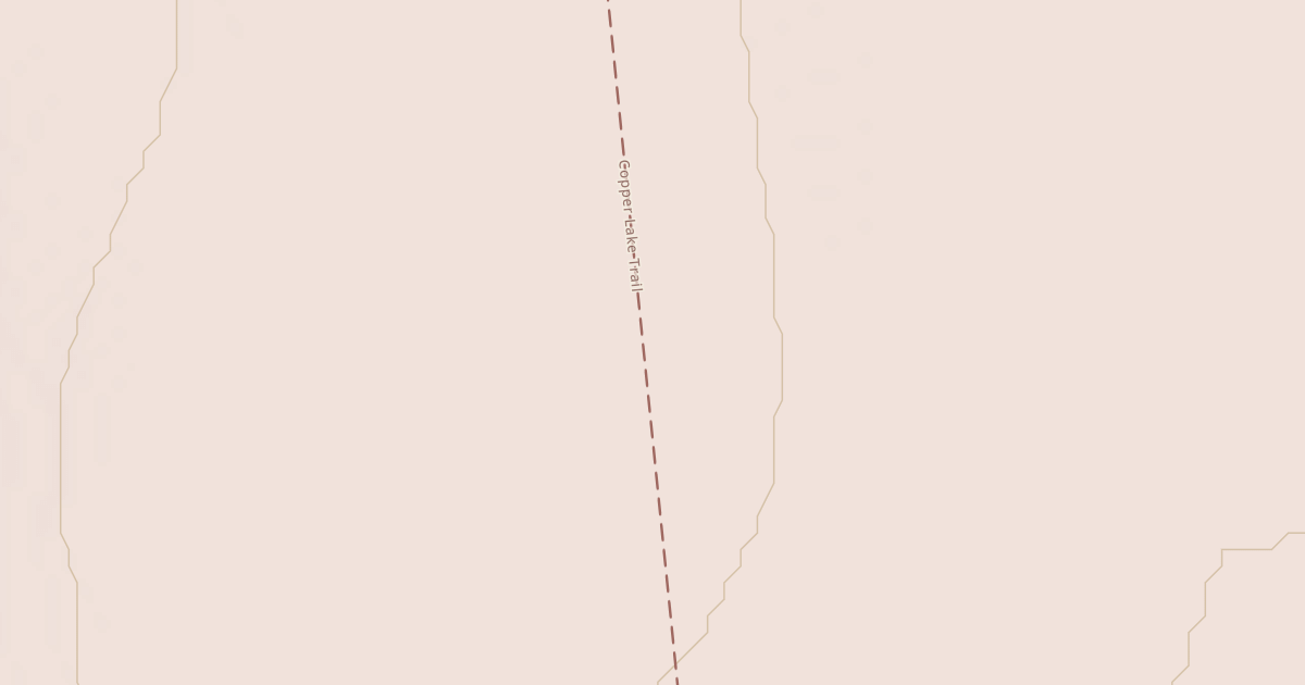 Map preview of Copper Lake Trail