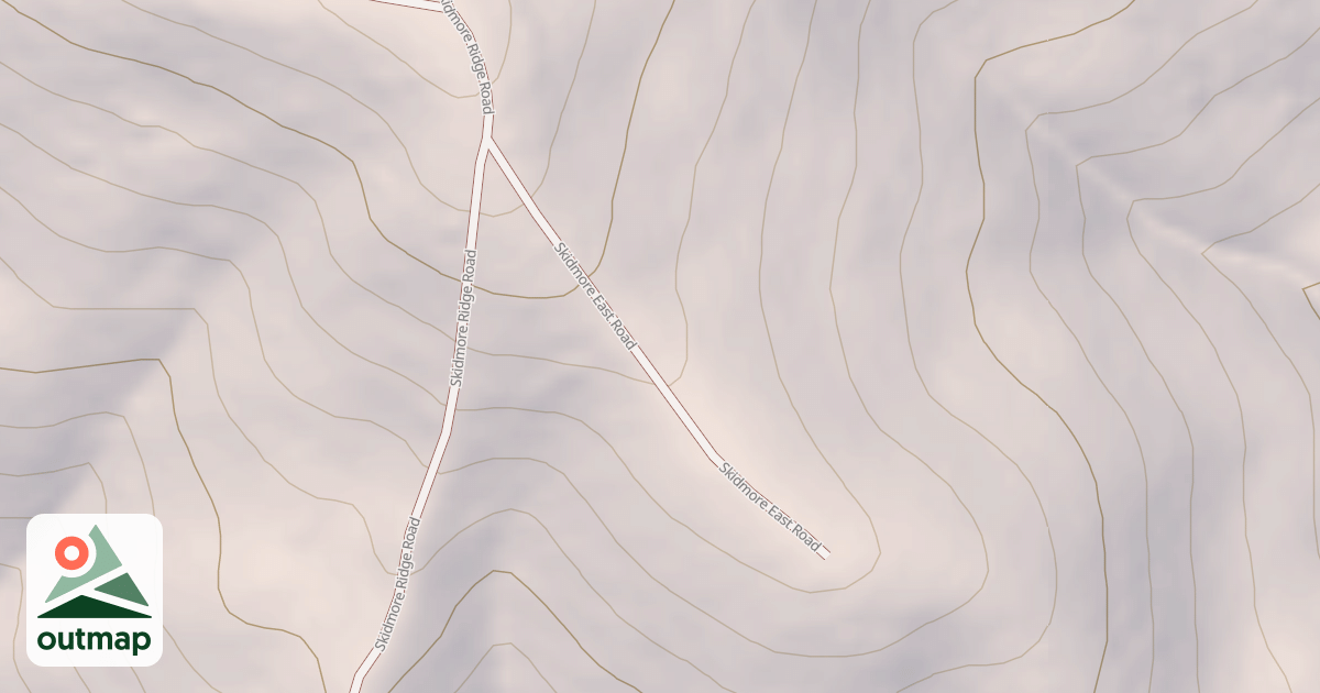 Map of SKIDMORE EAST