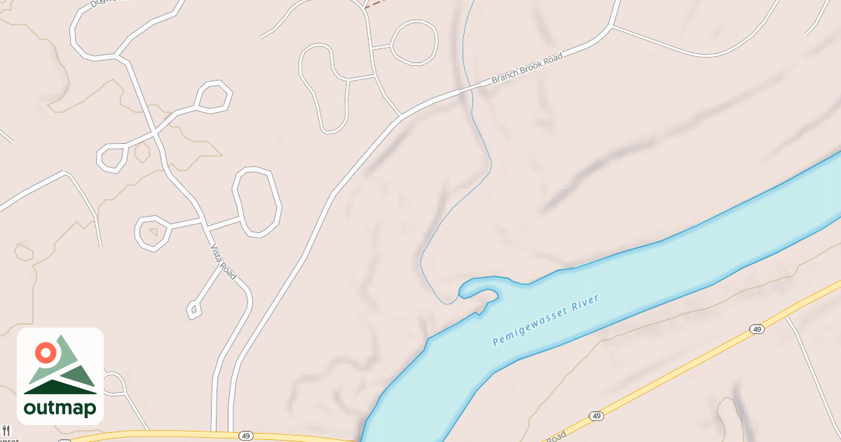 Map of Branch Brook Rd