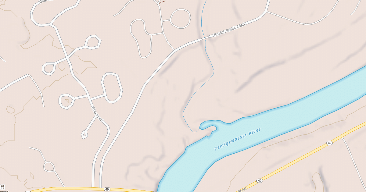 Map preview of Branch Brook Rd