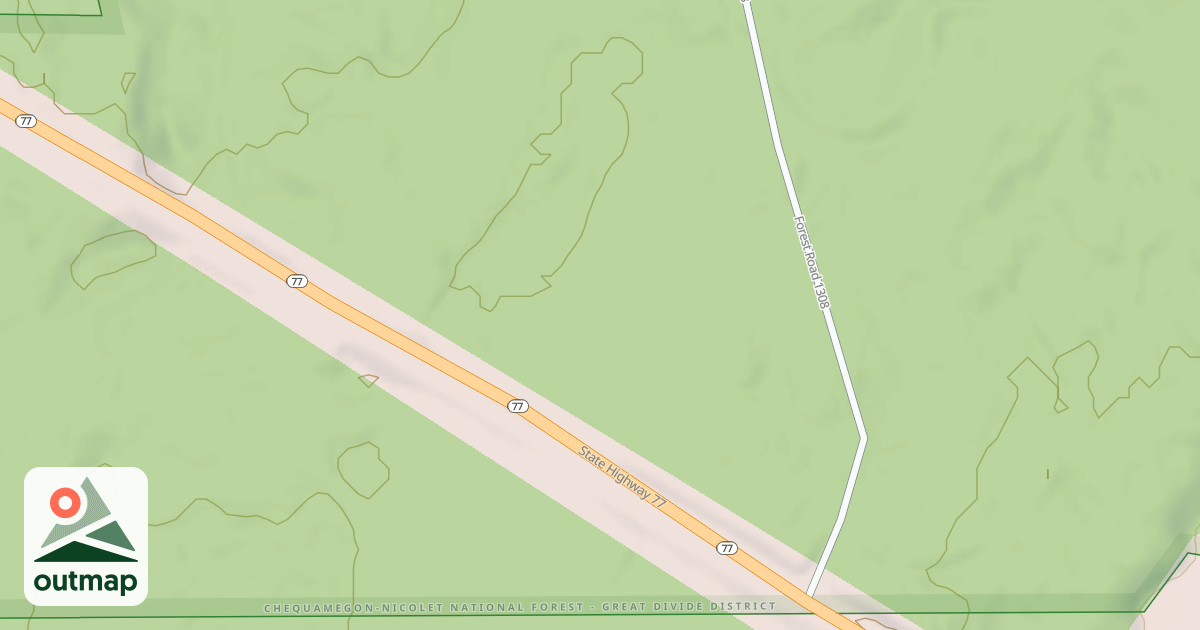 Map of FR 1308A