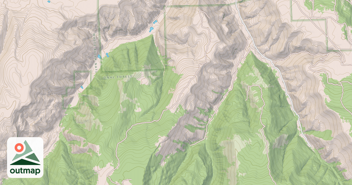 Map of MIDDLE MOUNTAIN