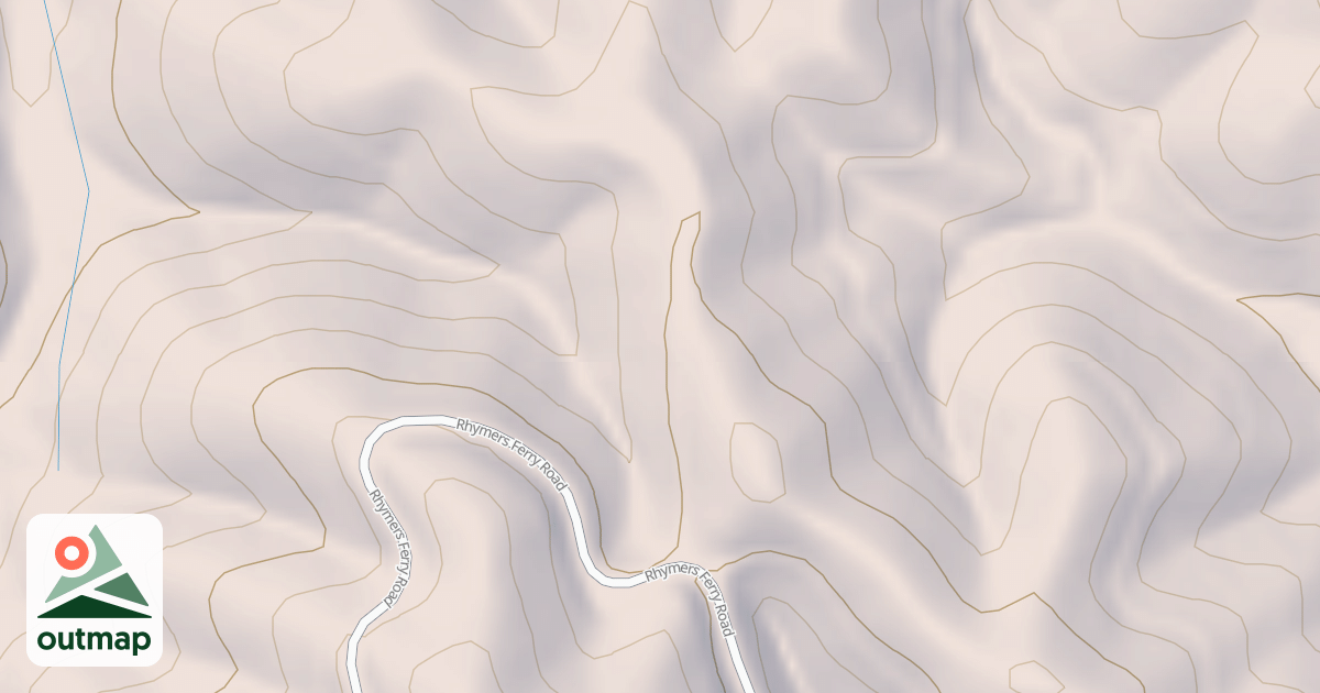Map of FAX BRANCH RIDGE