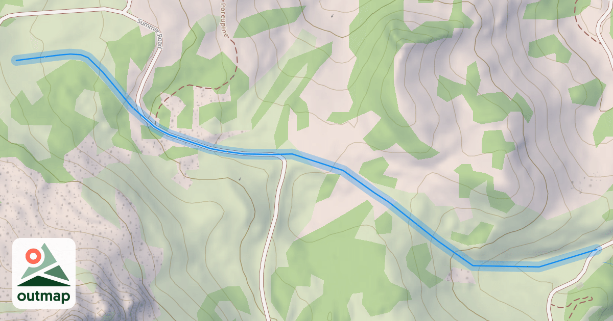 Map of Middle Bowl Traverse