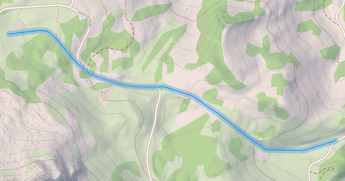 Map preview of Middle Bowl Traverse