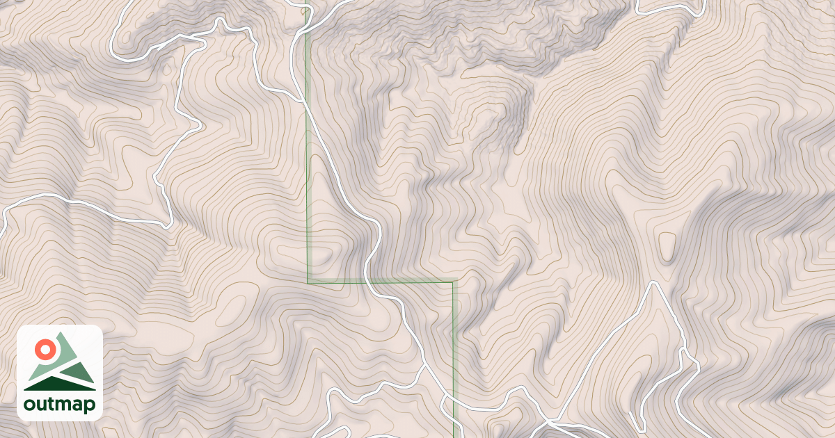 Map of BLACKWELL HUMP DIVIDE