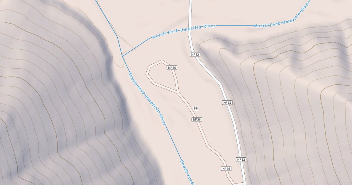 Map preview of UMATILLA FORKS N. LOOP