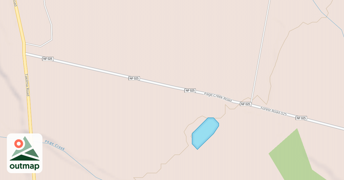 Map of PAGE CREEK