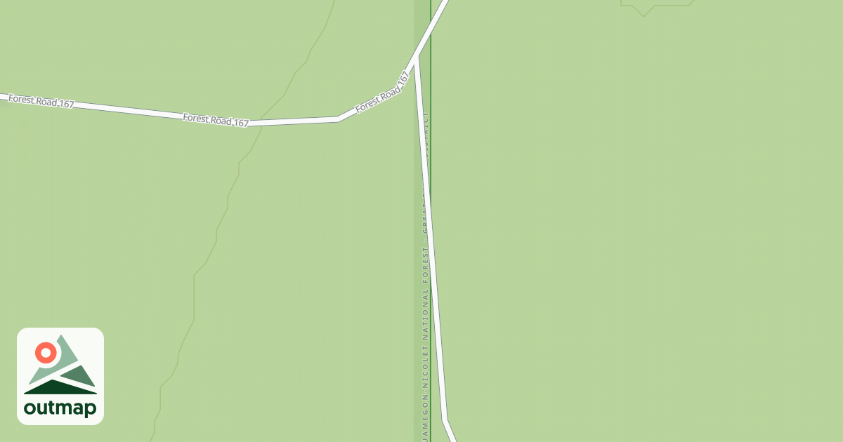 Map of FR 167D