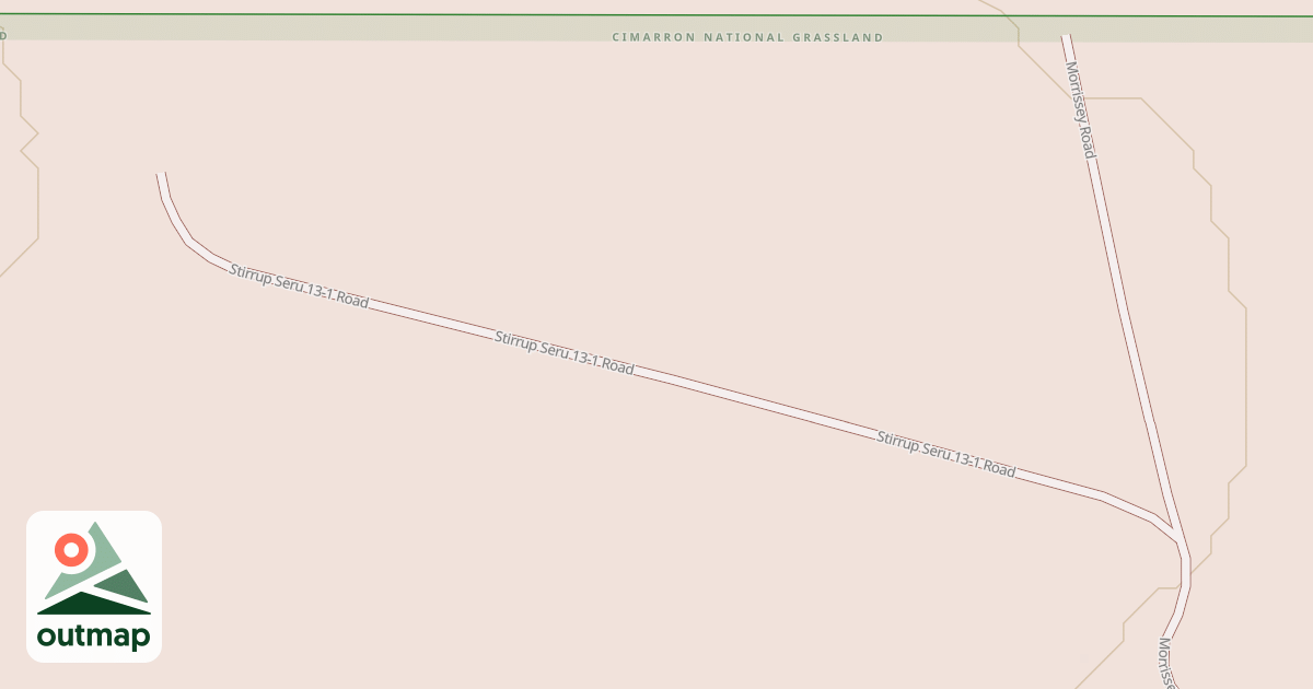 Map of STIRRUP SERU 13-1