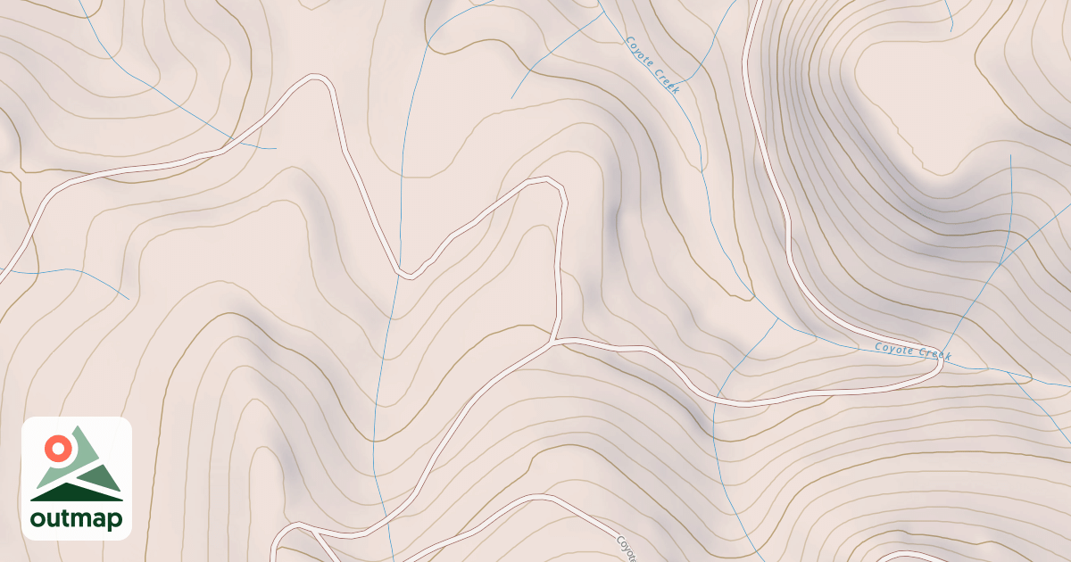 Map of COYOTE CREEK