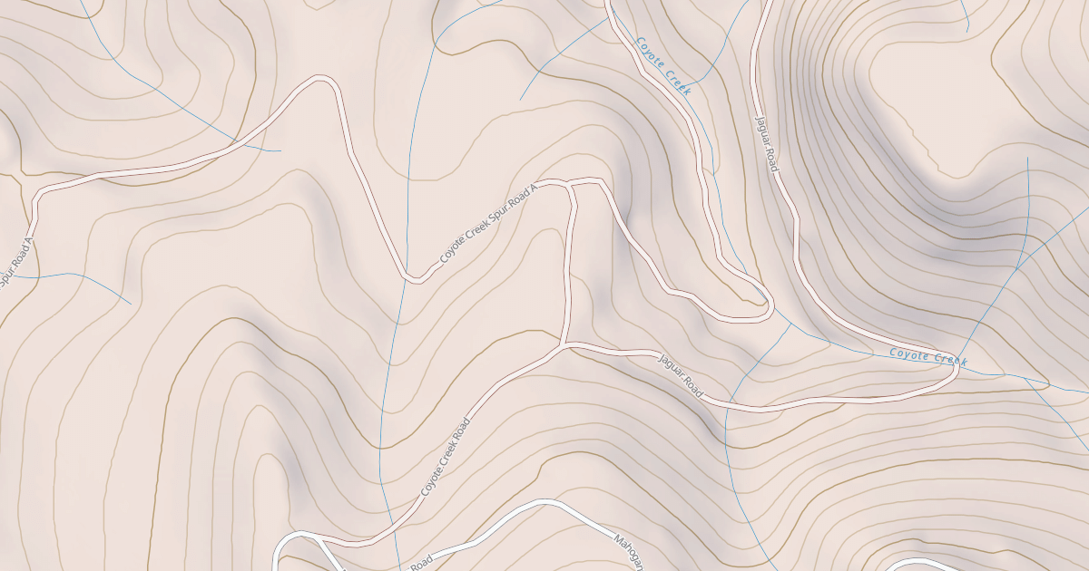Map preview of COYOTE CREEK
