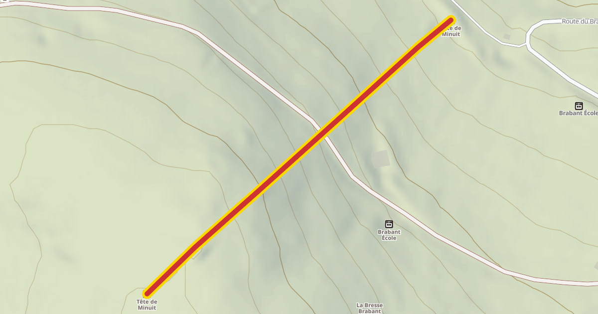 Map preview of Tête de Minuit