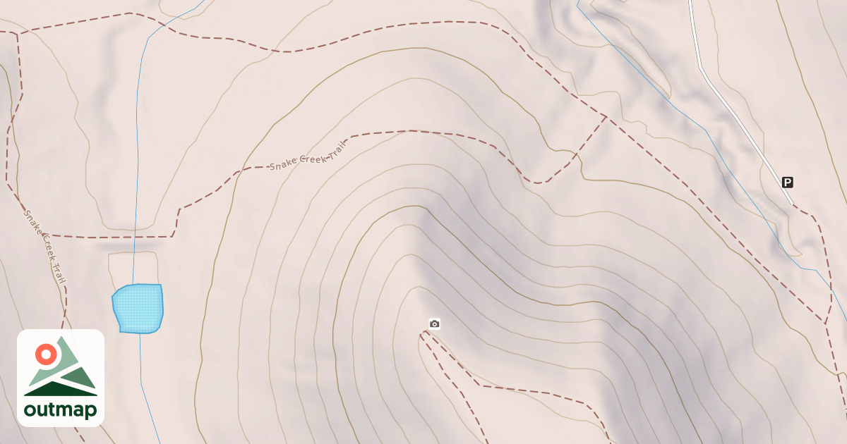 Map of Snake Creek Trail