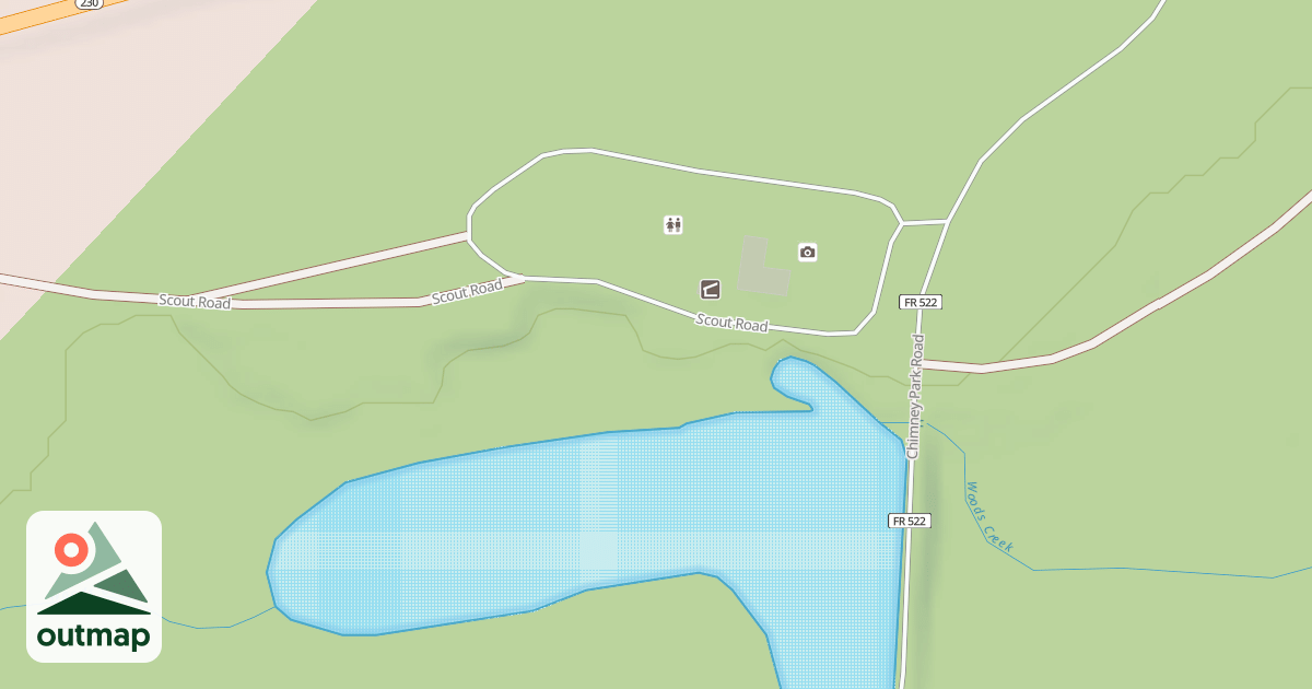 Map of BOY SCOUT CAMP