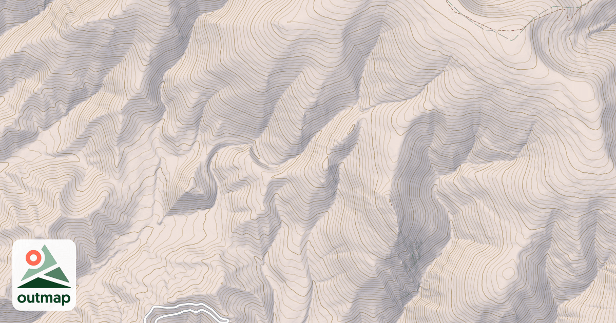 Map of BURNT FLAT DIVIDE