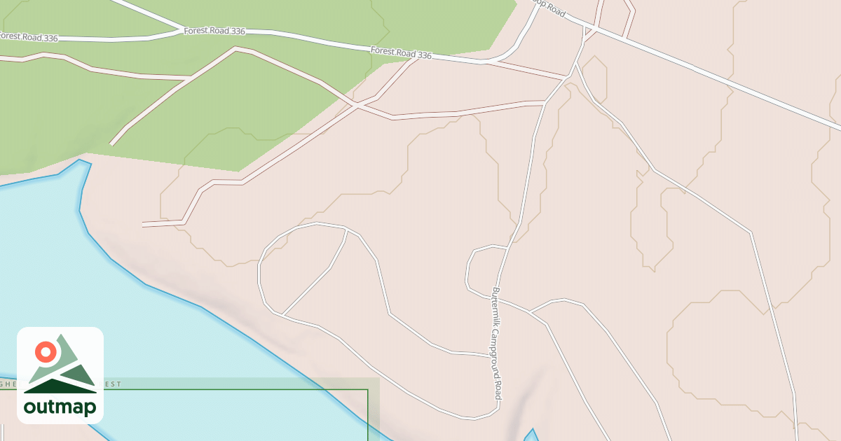 Map of BUTTERMILK CG