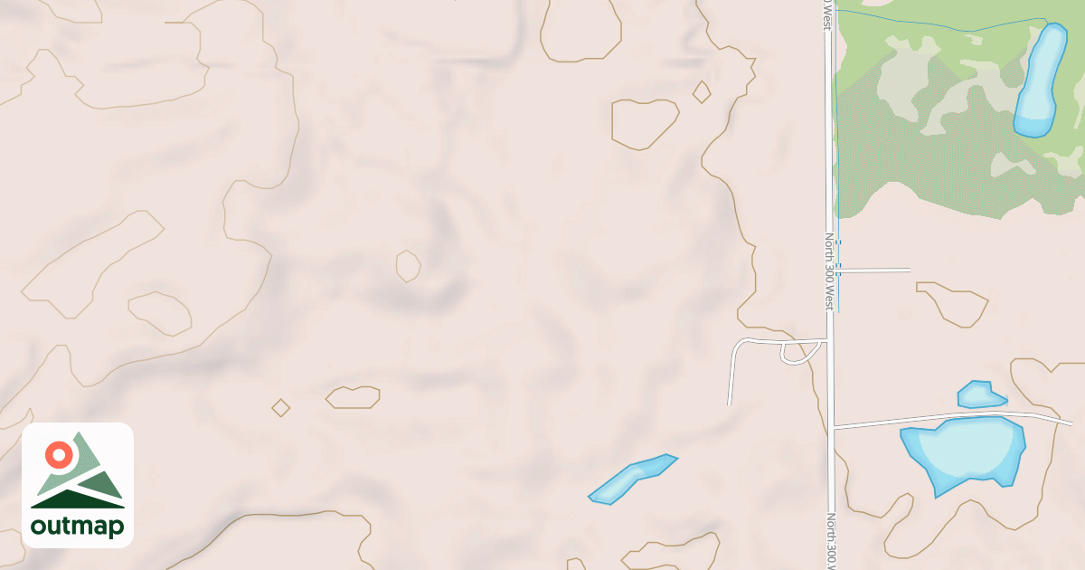 Map of Potawatomi Snowmobile Trail