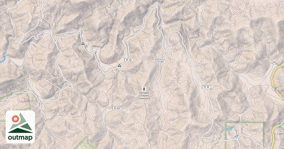 Map of COOPER CREEK