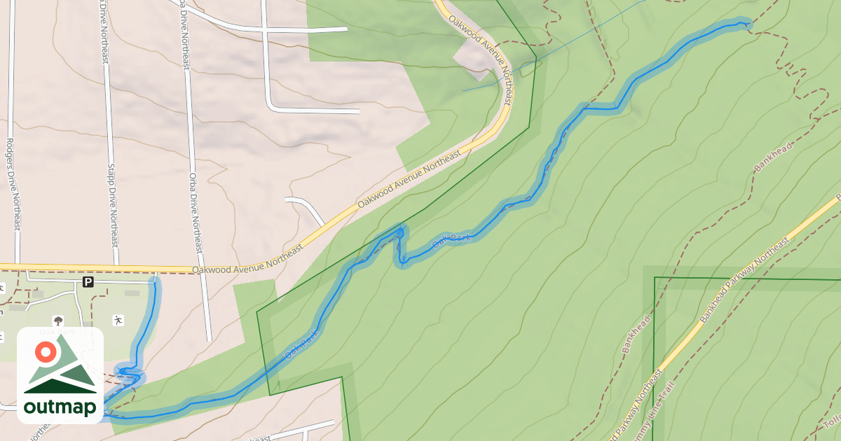 Map of Oak Park