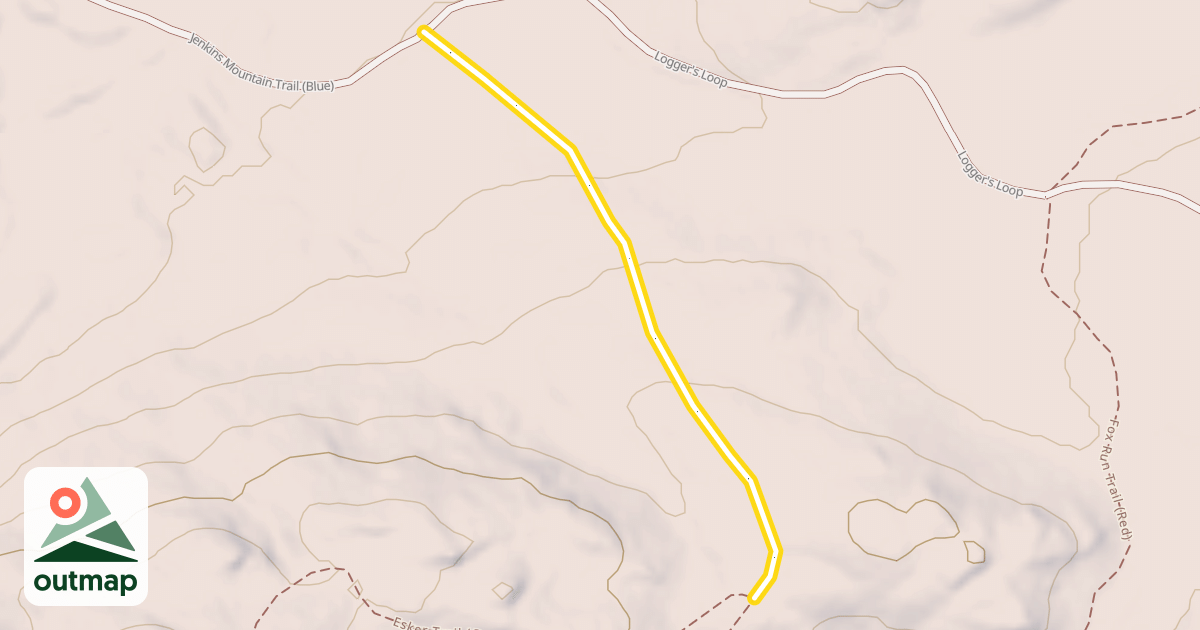 Map of Logger's Loop (Olive)