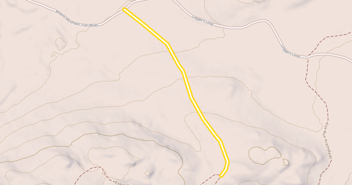 Map preview of Logger's Loop (Olive)