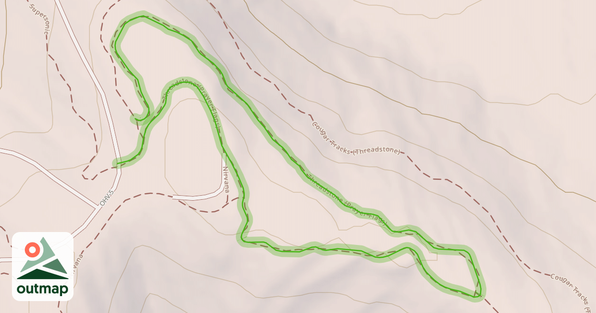 Map of Threadstone (Prayer Flags) Trail