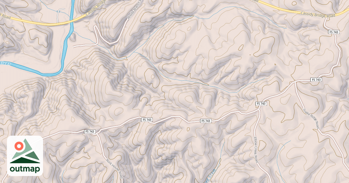 Map of CROOKED CREEK