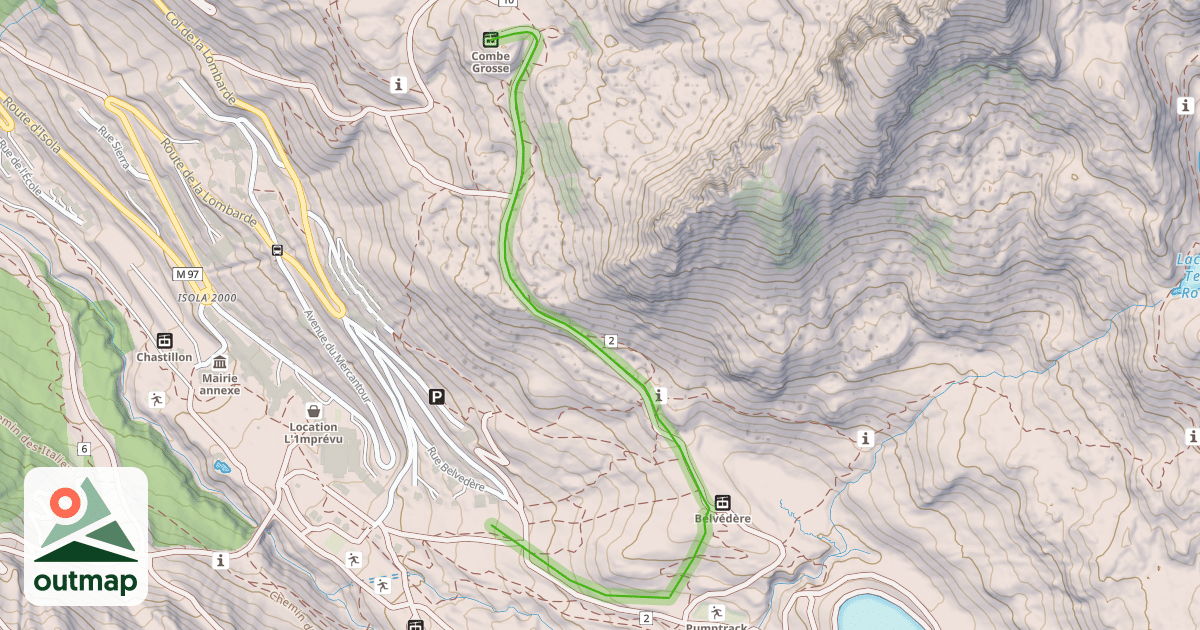 Map of Louveteau