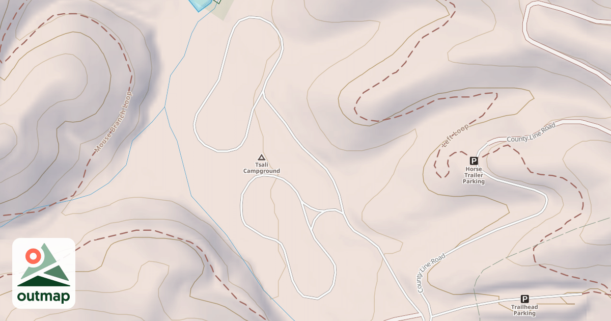Map of TSALI R.A.