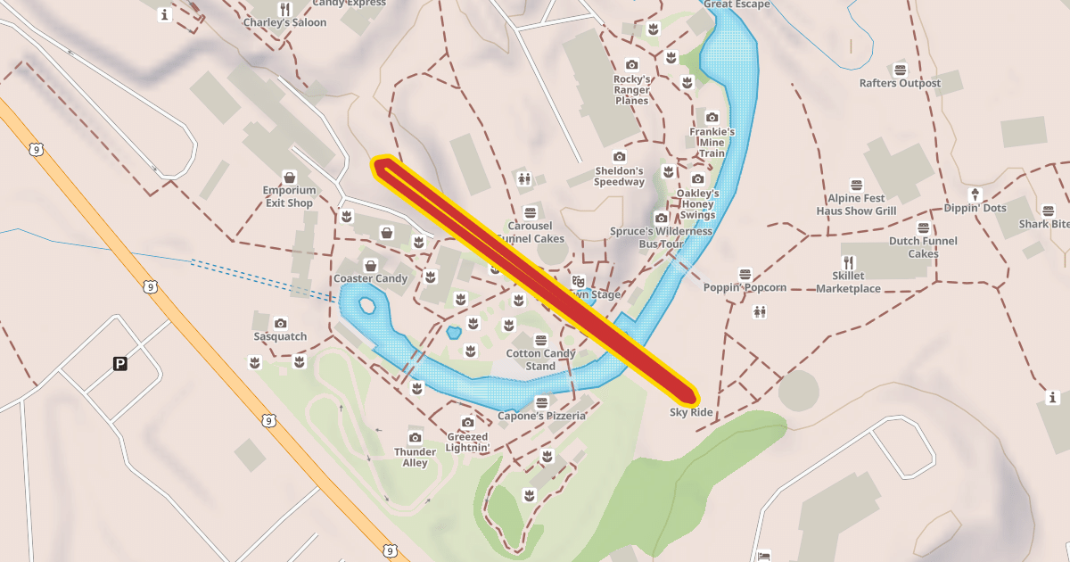 Map preview of Sky Ride