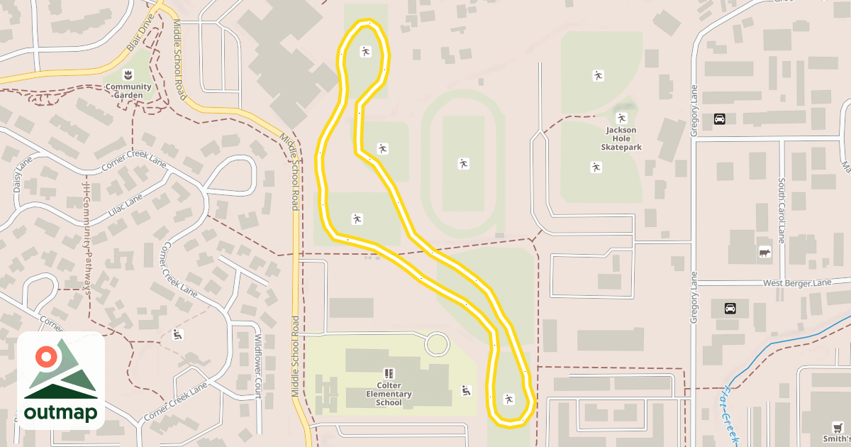 Map of School Loop Trail