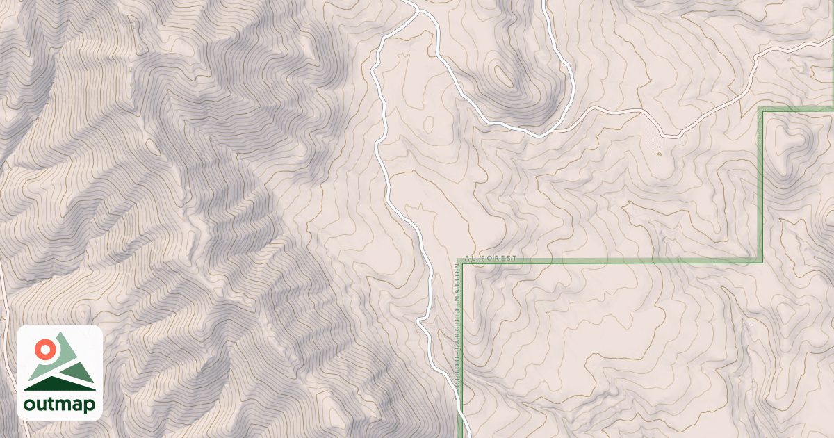 Map of OLD CANYON