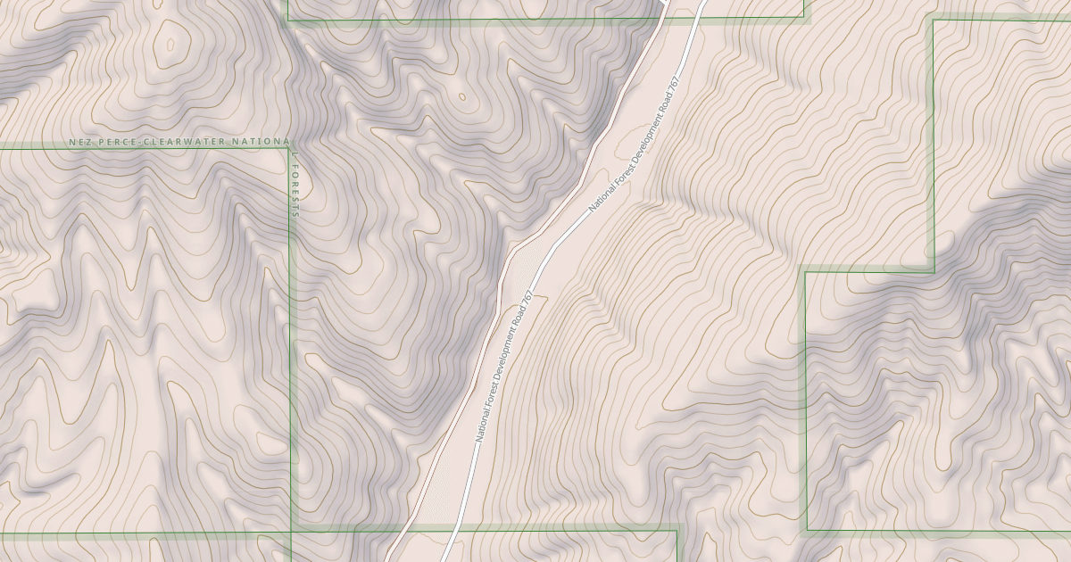 Map preview of N F PALOUSE RIVER C