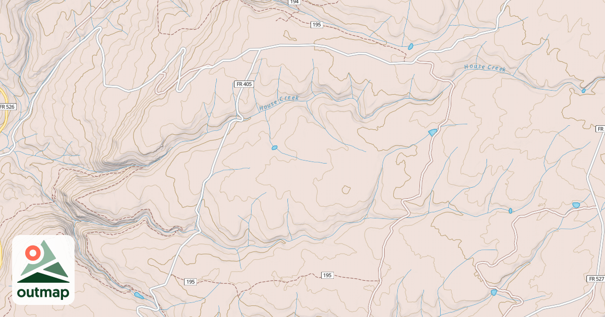Map of Boggy Lower Loop