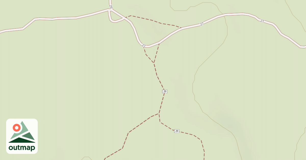 Map of Cline Buttes Tr 29