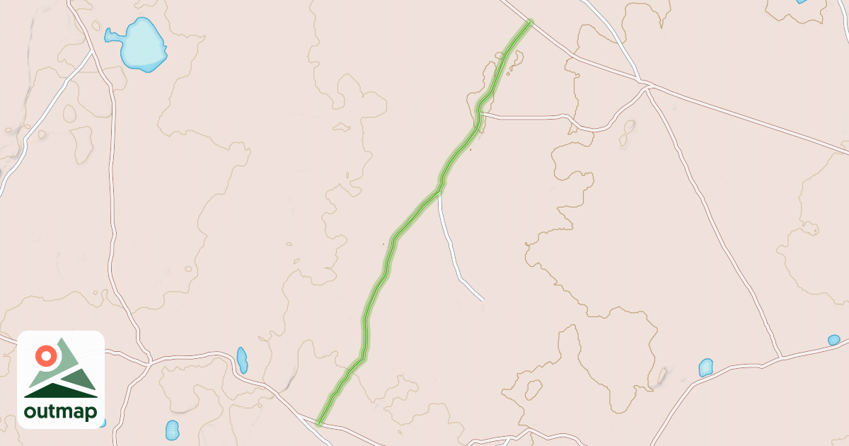 Map of Indian Service Rd. - BIA 4015
