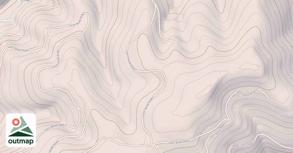 Map of LARCH BUTTE C