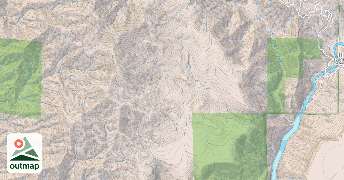 Map of BAGLEY FLAT