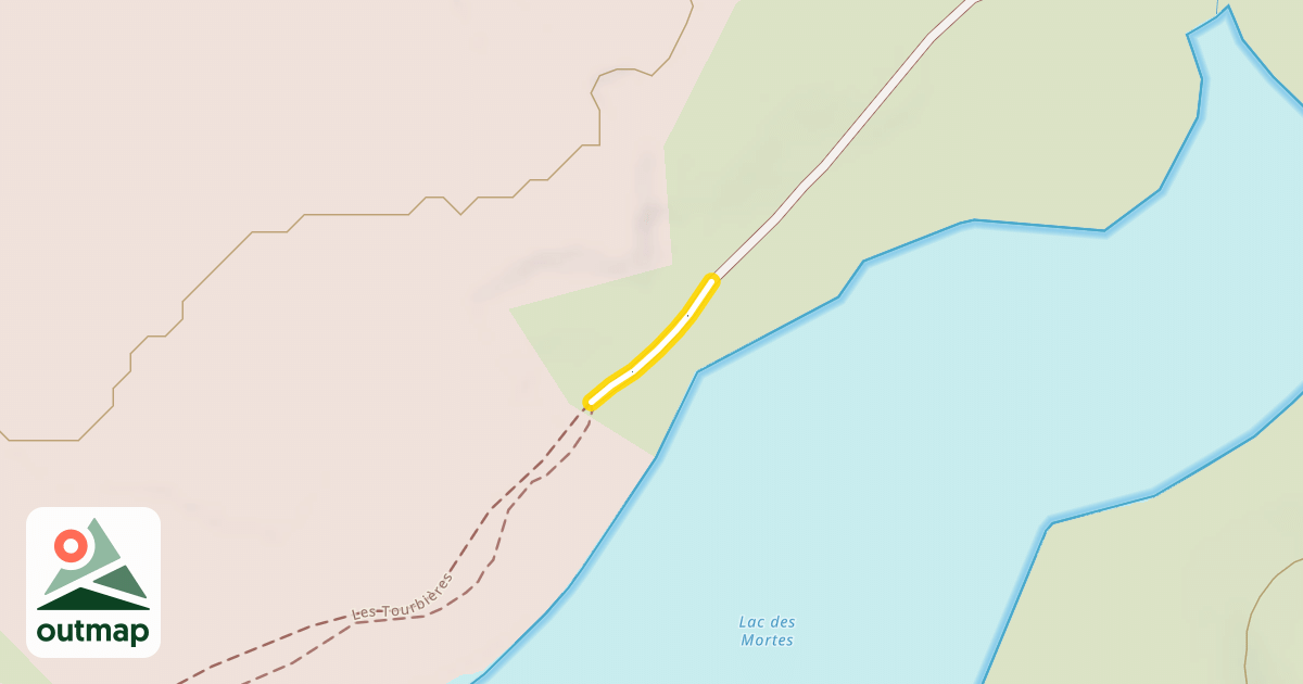 Map of Les Tourbières