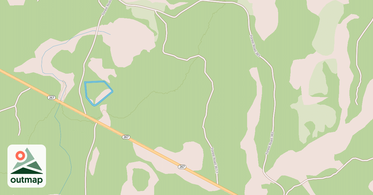 Map of USFS Motor Vehicle Use Map Roads {2209B257-B60A-42AF-898A-F0DC4F558BD1}