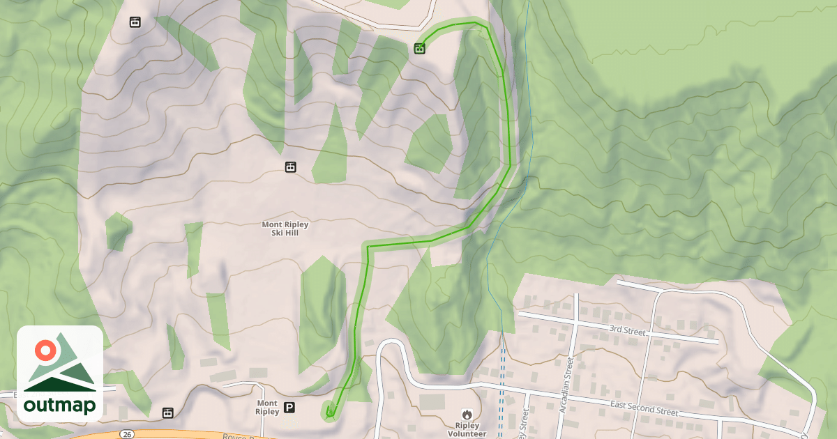 Map of Deer Track Trail