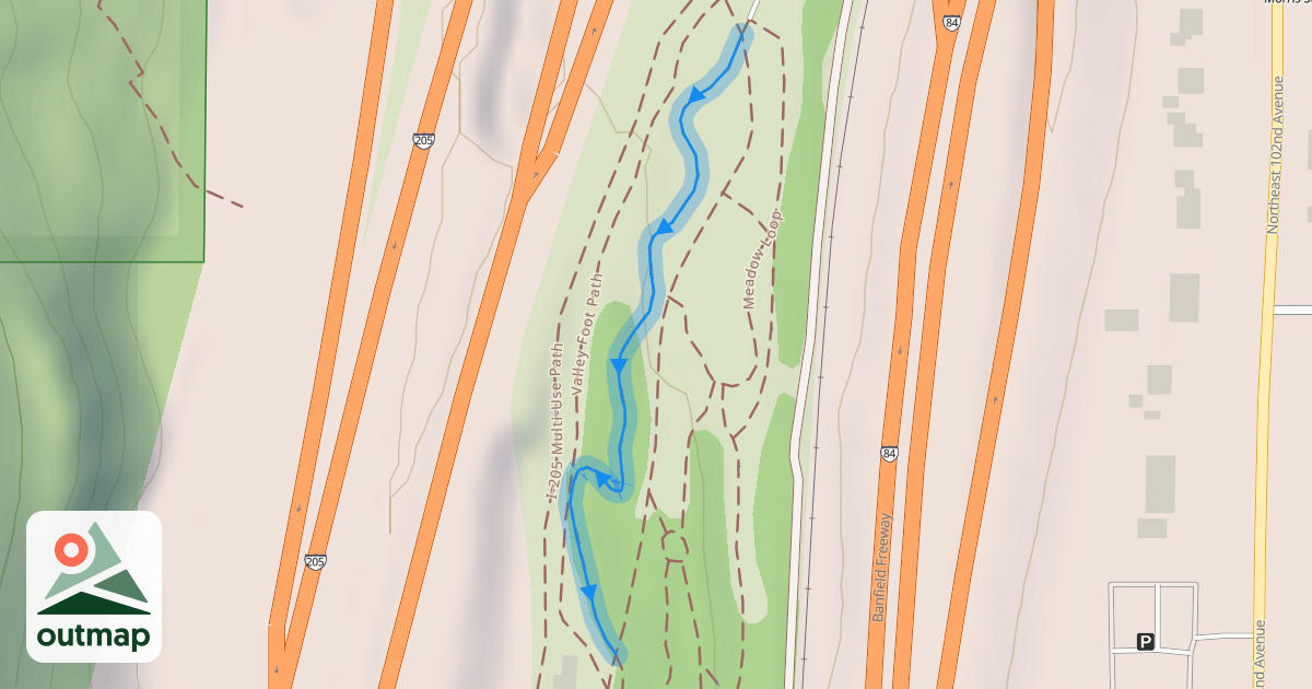 Map of Ted's Traverse
