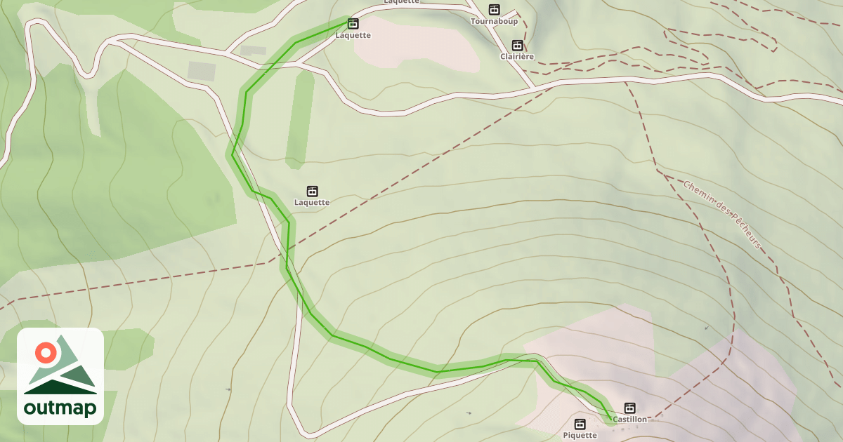 Map of Castillon