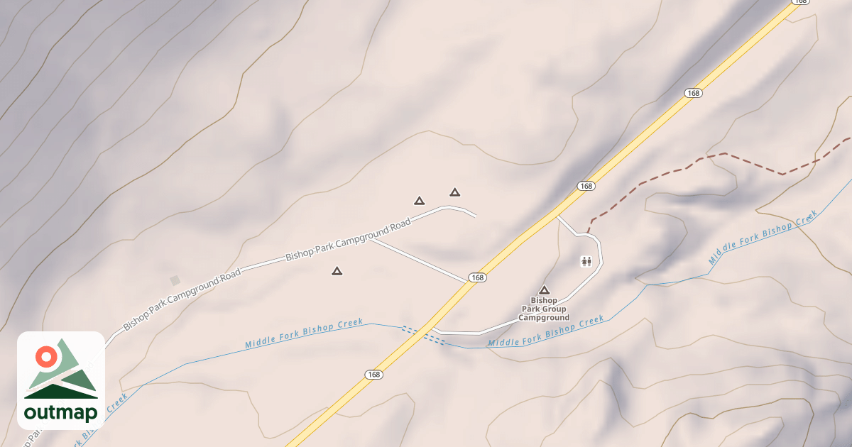 Map of BISHOP PARK CG SPUR Q-070