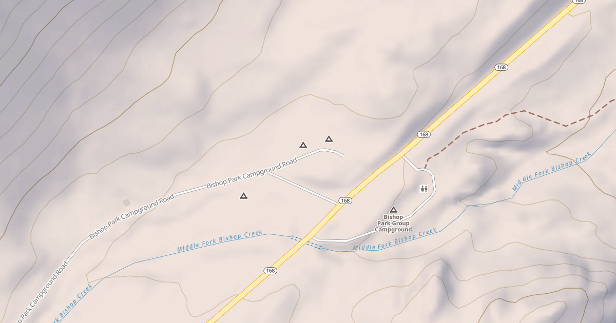 Map preview of BISHOP PARK CG SPUR Q-070