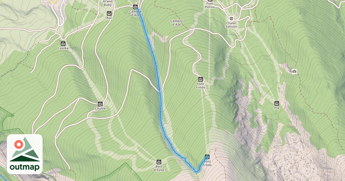 Map of La Coulée de Font Frède