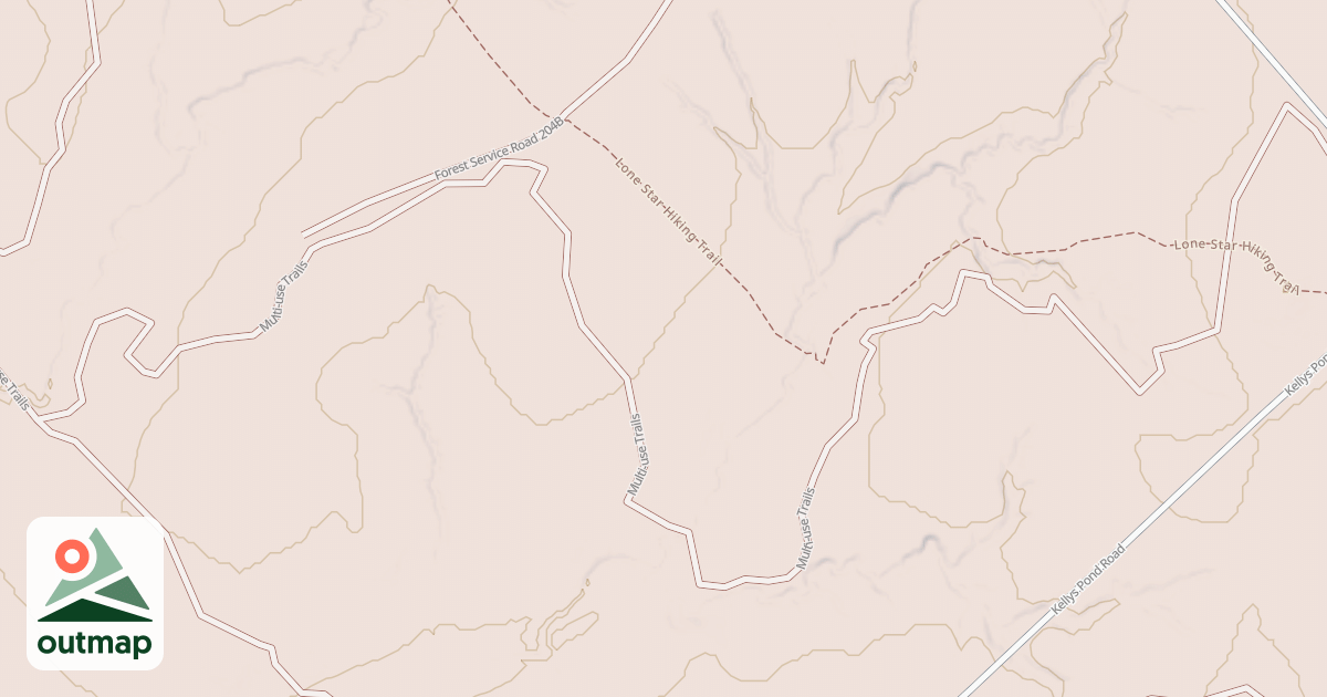 Map of USFS Motor Vehicle Use Map Trails 1879