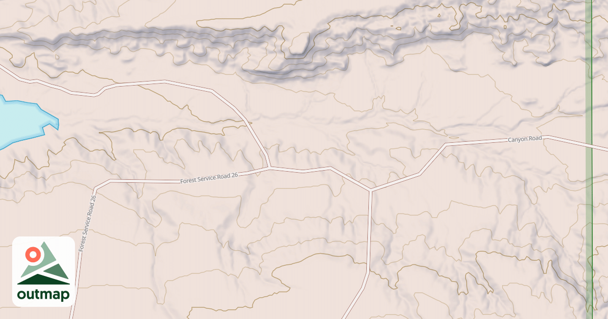 Map of CANYON ROAD