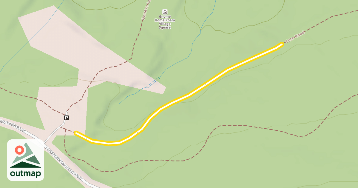 Map of Tote Road